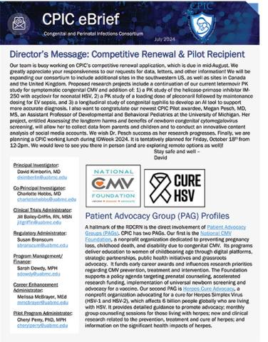 CPIC eBrief for July 2024.
